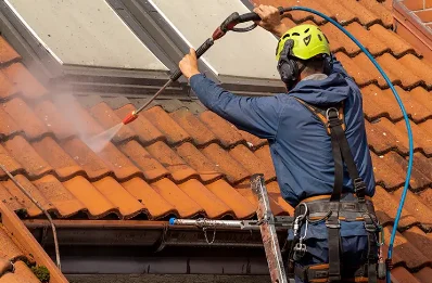 Démoussage et hydrofuge de toiture à Veauchette